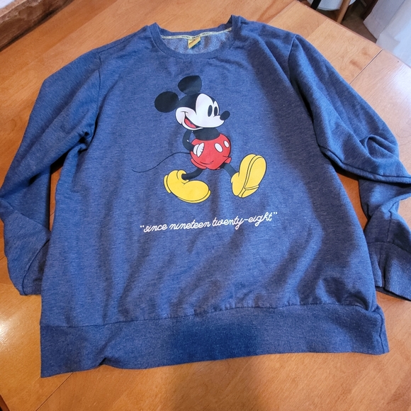 Disney Mickey True Original Sweatshirt Vintage Women's L - Picture 2 of 7